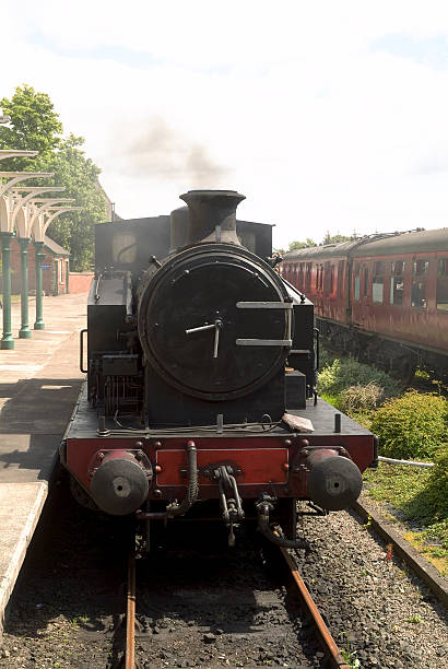 istock Steam Locomotive at Station 115865097