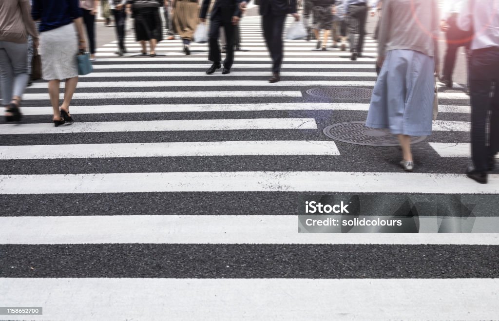 fußgängerüberweg - Lizenzfrei Asien Stock-Foto