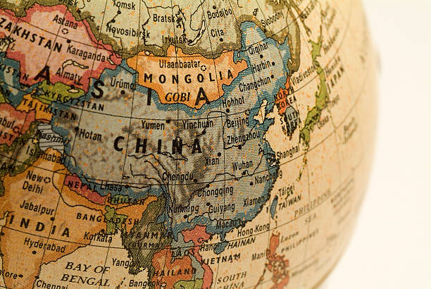istock A mini globe focusing in on China 115865634