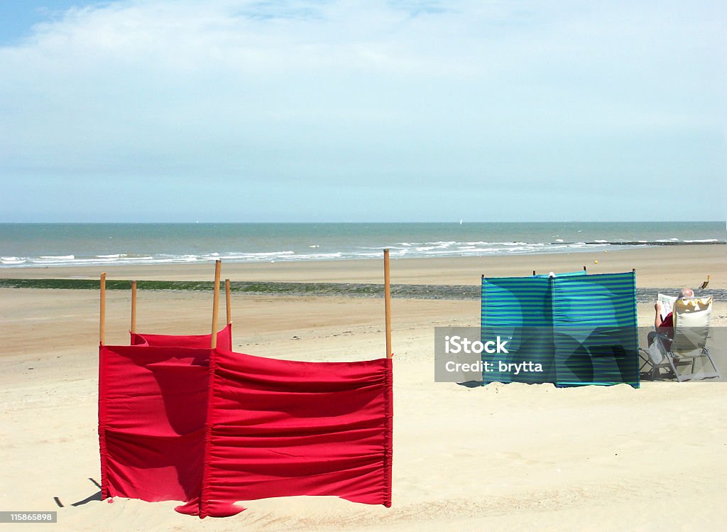 Férias na praia - Royalty-free Bélgica Foto de stock