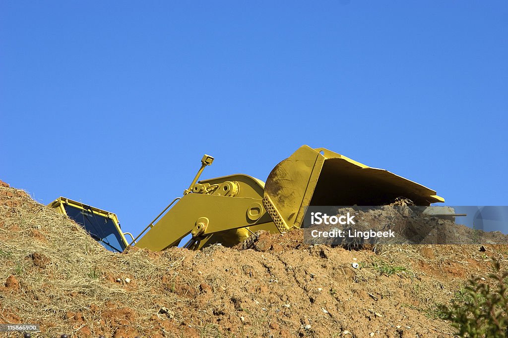 Bulldozer und Bau 11 - Lizenzfrei Anhöhe Stock-Foto