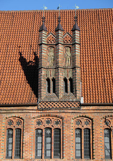 istock Gothic roof decoration 115866223