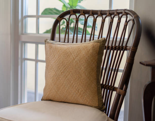 istock pillows on chair in restaurant, store, office 1158662842