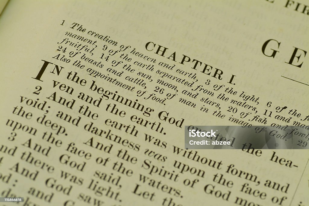 Le Livre de Genesis 03 - Photo de Ancien testament libre de droits