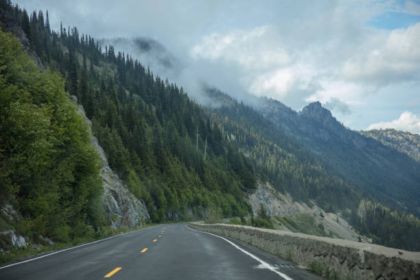 istock Road in Washington state 1158670999