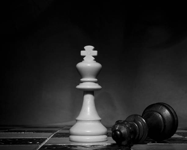 istock Chess photographed on a chessboard 1158675590