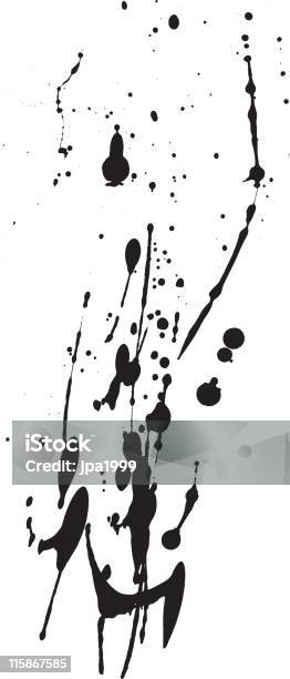 Wektor Chlapnięcie - Stockowe grafiki wektorowe i więcej obrazów Atrament - Atrament, Czarny kolor, Kropla