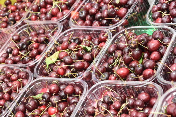 istock Sale of cherries 1158676841