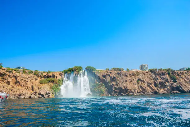 Photo of Waterfall at the sea in Antalya