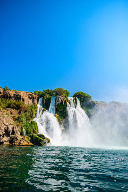 istock Waterfall at the sea in Antalya 1158681933