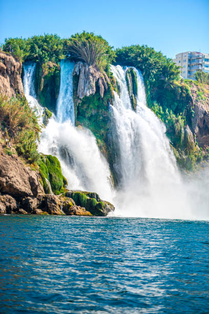 istock Waterfall at the sea in Antalya 1158682244