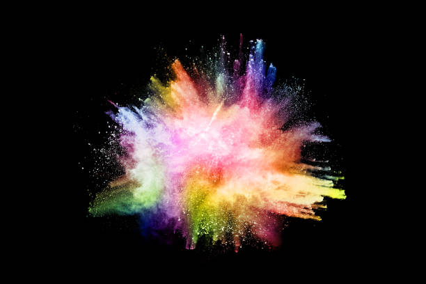 istock abstract colored dust explosion on a black background.abstract powder splatted background 1158688916