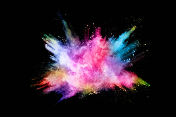 istock abstract colored dust explosion on a black background.abstract powder splatted background 1158688927