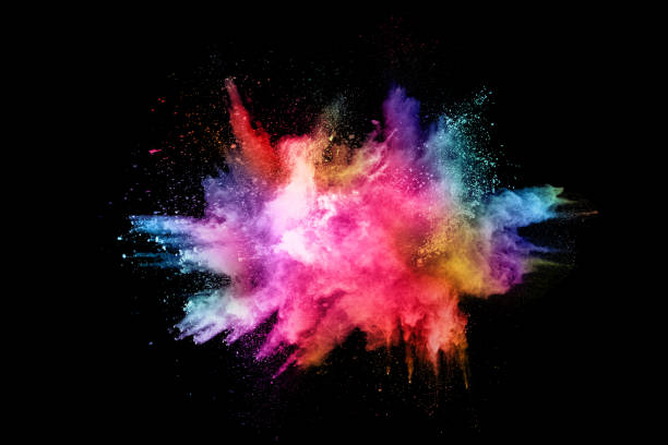 istock abstract colored dust explosion on a black background.abstract powder splatted background 1158688935