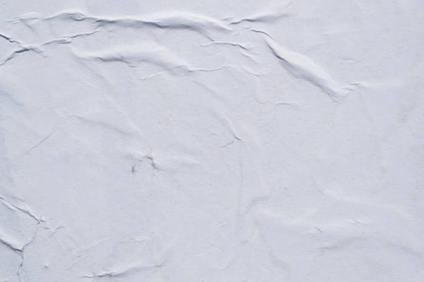 White creased poster texture. Abstract background.