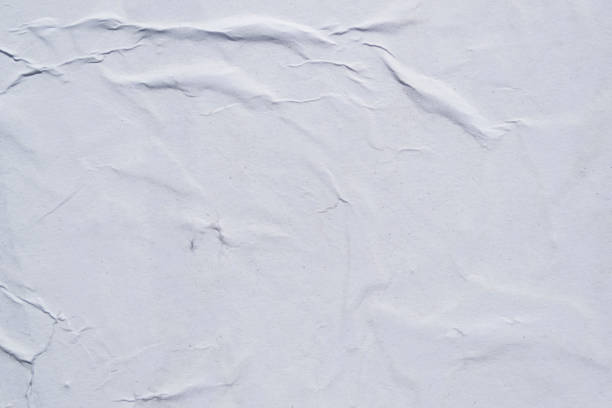 biały pofałdowany plakat tekstury. abstrakcyjne tło. - crease zdjęcia i obrazy z banku zdjęć