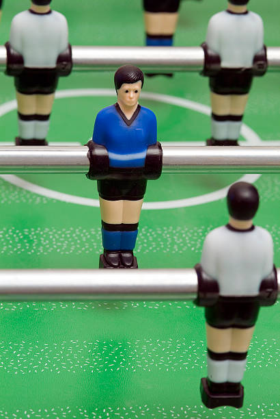istock Blue table football player detail 115869358