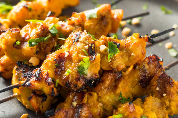 istock Homemade Thai Chicken Satay 1158694930