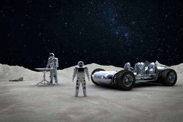 istock New Lunar Race and Astronauts 1158696246