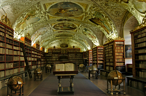 Old library in the Prague