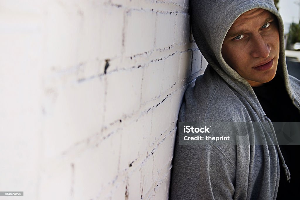 Die Hoodlum - Lizenzfrei Abwarten Stock-Foto