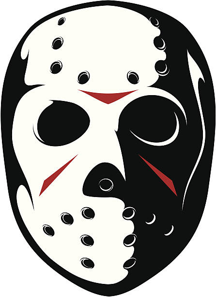 illustrations, cliparts, dessins animés et icônes de vecteur masque - hockey mask