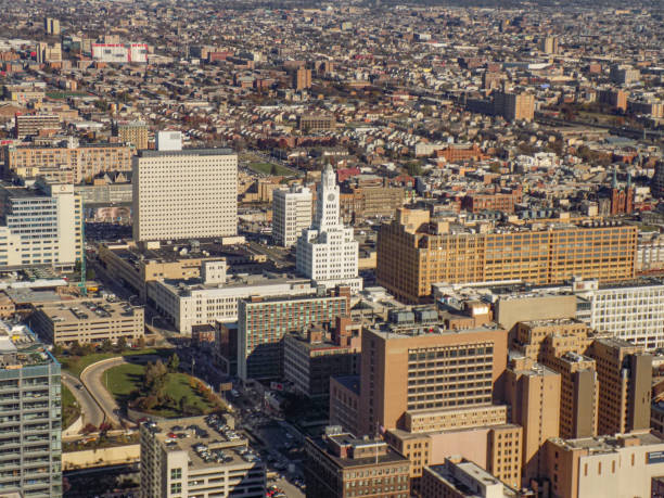 istock Philadelphia Downtown Skyline Scene looking North 1158700917