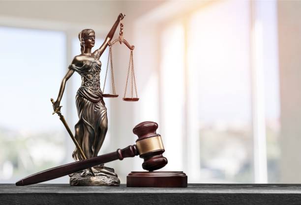 Attorney. Attorney balance advocate antique beautiful blind blindfold magistrates court stock pictures, royalty-free photos & images