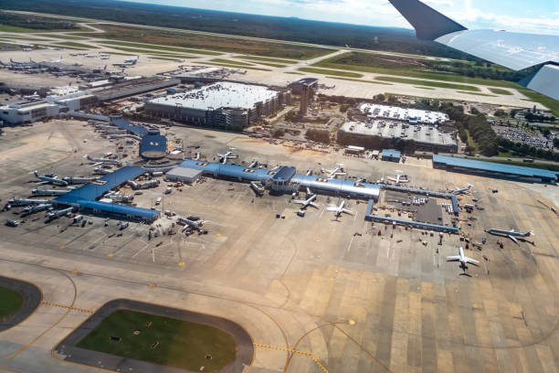 istock taking off on airplane at charlotte airport 1158703622