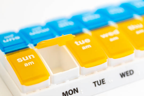 istock Daily Pill Organizer Box 1158707711