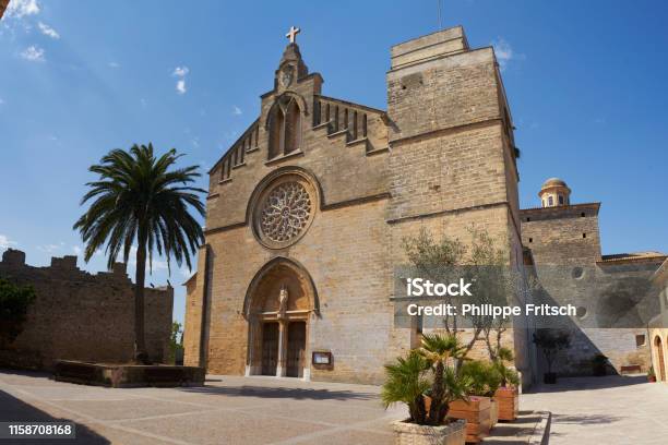 Church Sant Jaume In The Old Town Alcudia Majorca Island Spain Stock Photo - Download Image Now