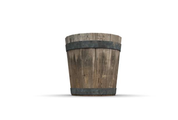 traditional japanese histroical wooden baskets at toei studio kyoto japan