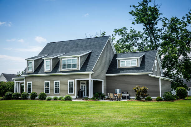 istock New construction Craftsman house with siding 1158712369