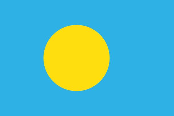 istock National flag of Palau 1158712381