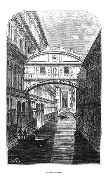 istock Antique illustration - Bridge of Sighs - Venice 1158713064