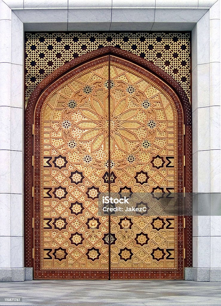 Porta (la Moschea Kiptchak in Turkmenistan - Foto stock royalty-free di Accessibilità