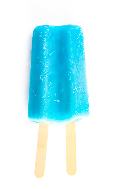 istock Blue Double Stick Popsicle Isolated on a White Background 1158717842