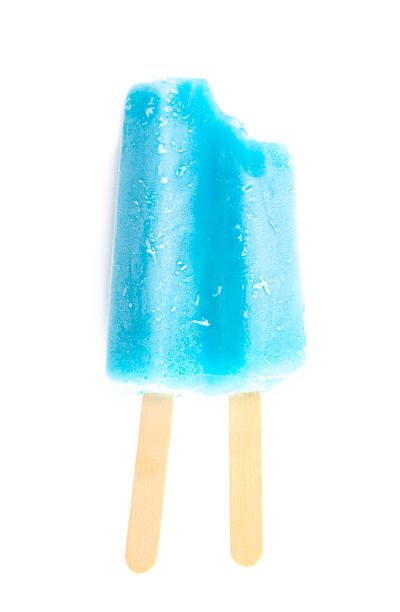 istock Blue Double Stick Popsicle Isolated on a White Background 1158717938