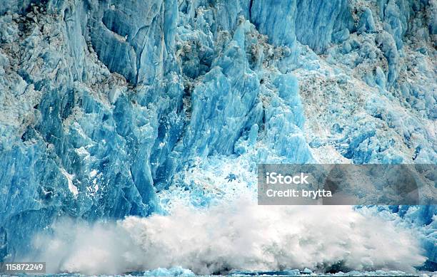 Separação Glacial Glaciar - Fotografias de stock e mais imagens de Glaciar - Glaciar, Separação glacial, Ártico