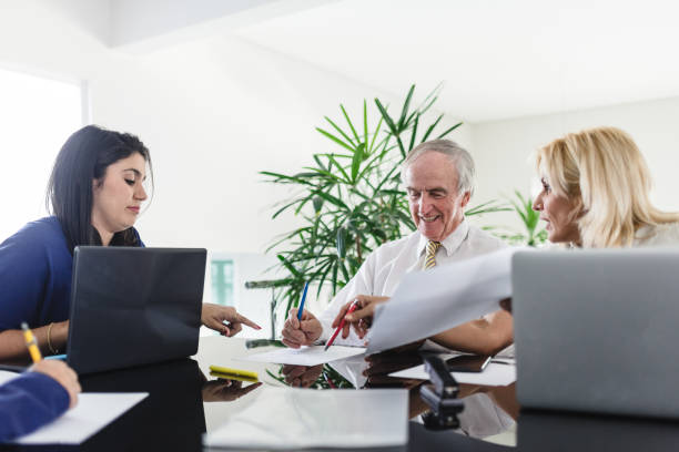 istock Mental storm at the meeting table 1158722596