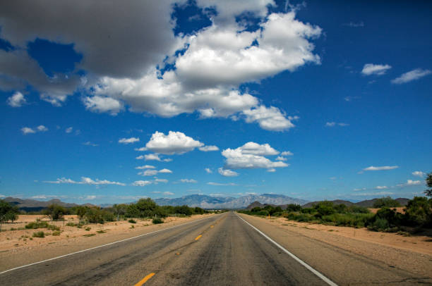 istock Saguaro National Park - Highway to Tucson 1158728033