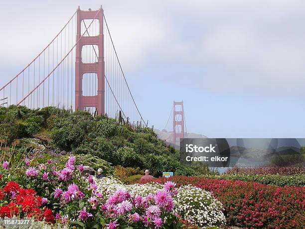 Most Golden Gate - zdjęcia stockowe i więcej obrazów Fala - Woda - Fala - Woda, Mgła, Most Golden Gate