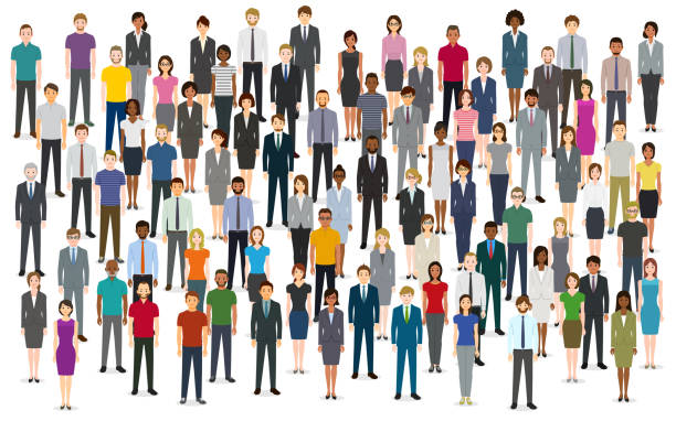 Large group of people Large group of people.
Created with adobe illustrator. large group of people illustrations stock illustrations