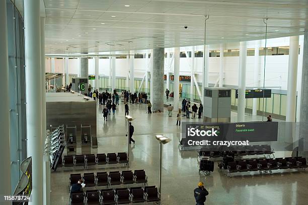 Arrivals Concourse Of The New Terminal 1 Toronto Pearson Intern Stock Photo - Download Image Now