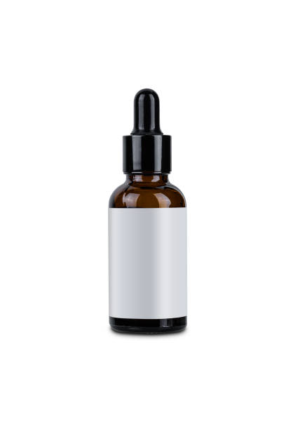 istock Brown glass Eye drops bottle isolated on white 1158741095