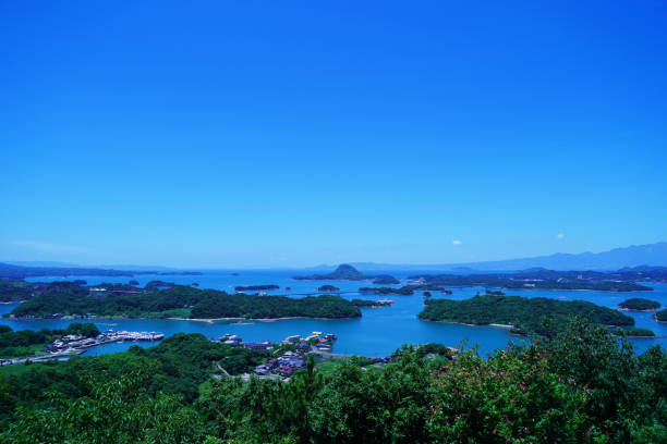 上天草市の展望台から見た天草風景