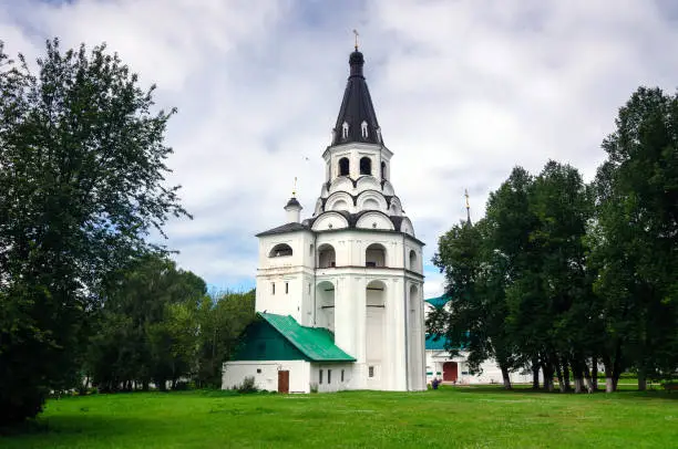 Raspyatskaya Church-Bell Tower in Alexandrov Kremlin, Vladimir region, Russia.