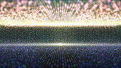 Futuristic Particles Stage Lights Background