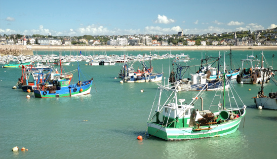 Erquy port (Brittany, France) is specialized in scallop shell fishing