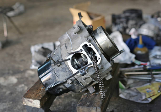istock parts of piston motorcycle engine 1158744128